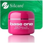 metallic 20 Green Jungle base one żel kolorowy gel kolor SILCARE 5 g emerald cliffs